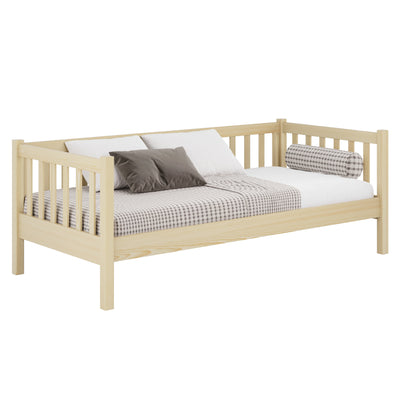 Sofa bed wooden clear pine – children’s room, Scandinavian style Nizio