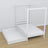White canopy bed with drawer made of wood – dimensions, Nizio