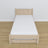 Bleached Oak Bed – Mattress Drawer, Oak Details, Nizio Home