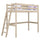Bleached Oak Loft Bed – Children’s Room, Solid Wood, Scandi Style