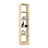 Bookcase wooden clear pine – living room and office, solid wood, Scandinavian style Nizio