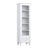 Display cabinet 1S 57 white made of wood – side view, depth and profile