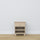 Bedside table with drawer N02 oak bleached oak – bedroom, Scandinavian style