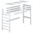 Natural Pine Wooden Loft Bed – Children’s Room Proportions, Nizio