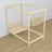 Clear pine canopy bed in a child’s room – scandi arrangement