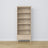 Bookcase with drawer oak bleached oak 80 cm – living room and office, Scandinavian style