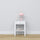 Bedside table with drawer N01 wooden white – bedroom, Scandinavian style