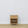 Bedside table with drawer N02 oak natural oak – bedroom, Scandinavian style