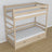 Oak Bunk Bed Bleached Oak – Ladder and Joint Details, Children’s Room