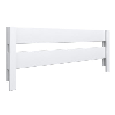 Bed fall protection rail white made of wood – Nizio Home