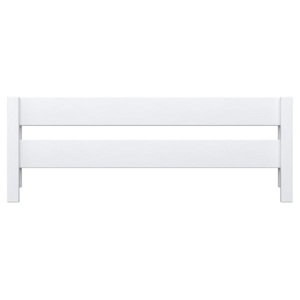 Safety rail white – wooden, front view, Nizio Home