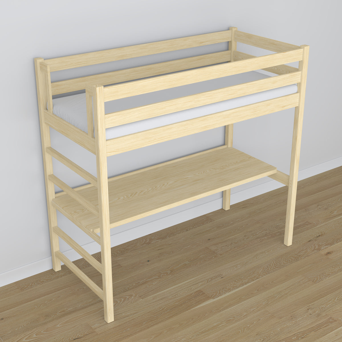 Nizio pine slatted base for loft bed – compatible with every model