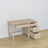 Desk 3S oak bleached oak – open drawers, document storage compartments