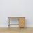 Desk 3S natural oak wood – side view, tabletop depth