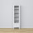 Display cabinet 1S wooden white – open drawer, storage for small items