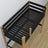 Black and Oak Wooden Loft Bed – Ladder and Joint Details, Nizio Home