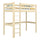 Clear Pine Wooden Loft Bed – Children’s Room, Solid Wood, Scandi Style