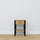 Bedside table with drawer N01 oak natural oak with black – bedroom, Scandinavian style
