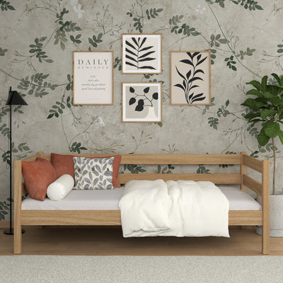 Sofa bed oak natural oak – children’s room, Scandinavian style Nizio