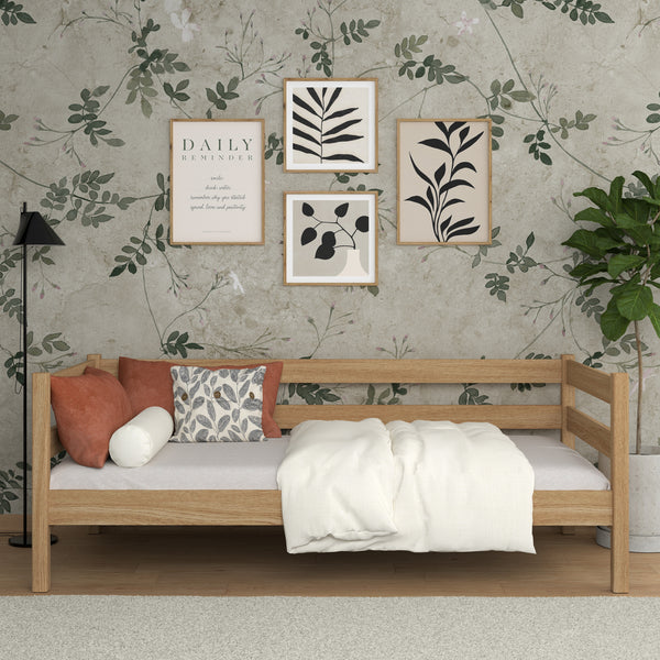 Sofa bed oak natural oak – children’s room, Scandinavian style Nizio