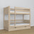 Oak Bunk Bed Bleached Oak – Ladder and Joint Details, Children’s Room