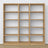Bookcase natural oak – oak joints, close-up of workmanship quality