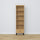 Bookcase with drawer oak natural oak with black 57 cm – living room and office, Scandinavian style
