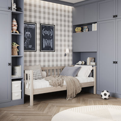 Sofa bed oak bleached oak – children’s room, Scandinavian style Nizio