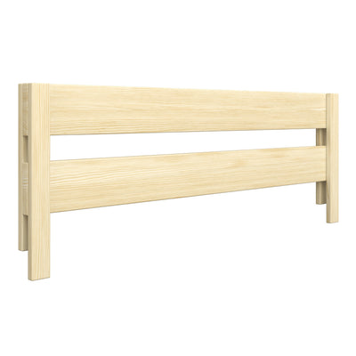 Bed fall protection rail clear pine made of wood – Nizio Home