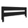Bed fall protection rail black made of wood – Nizio Home