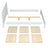 Double bed natural oak – oak slatted frame, Nizio Home