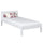Single bed N02 wooden in custom RAL/NCS color – solid wood, Nizio