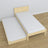 Bed with mattress drawer clear pine made of wood – dimensions, Nizio