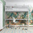 Loft bed grey with desk – study space under the sleeping area, wooden