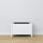 Chest wooden white – storage and seating, Scandinavian style by Nizio
