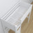 White Wooden Loft Bed – Ladder and Joint Details, Nizio Home