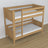 Natural Oak Oak Bunk Bed – Side View, Nizio Home
