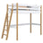 White and Oak Wooden Loft Bed – Children’s Room, Solid Wood, Scandi Style