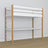 Loft bed with desk white/oak wooden – dimensions, Nizio Home