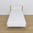 Bed white/oak wooden – dimensions and diagram, Nizio Home