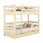 Clear Pine Bunk Bed for Children – Two Sleeping Areas and Drawer, Wooden