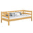 Sofa bed wooden natural pine – children’s room, Scandinavian style Nizio