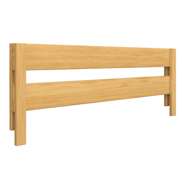Bed fall protection rail natural pine made of wood – Nizio Home