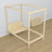 Clear pine canopy bed – wooden details and joints, Nizio Home