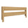 Bed fall protection rail natural oak made of wood – Nizio Home