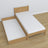 Nizio pine slatted base for bed with drawer – durable support base