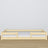 Low Bed Clear Pine in Bedroom – Scandinavian Arrangement, Wooden