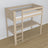 Loft bed bleached oak oak – top view of the sleeping area, Nizio