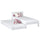 Single bed with mattress drawer N02 wooden in custom RAL/NCS color – solid wood, Nizio