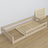 Low Bed Oak Bleached Oak – Rear Section and Proportions, Scandi Bedroom